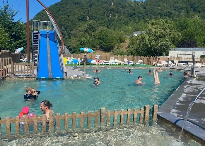 Camping Cosy De 6 Personnes Avec Terrasse à - Api-1-52-1255 Vic-sur-Cère